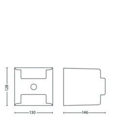 Philips Buitenlamp Grass Met Bewegingssensor Antraciet LED 4.5W -InterieurKunst Verkoopwinkel 123 26717