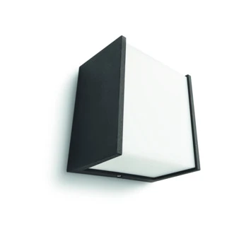 Philips Buitenlamp Macaw Zwart LED 3W 2 Philips Buitenlamp Macaw Zwart LED 3W - Afbeelding 2