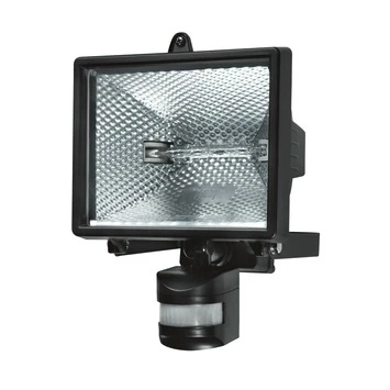 Handson Buitenlamp Breedstraler Zwart Met Bewegingssensor 500W 1 Handson Buitenlamp Breedstraler Zwart Met Bewegingssensor 500W