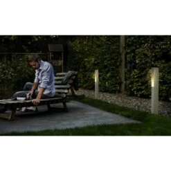 Philips MyGarden Tuinpaal Arcade Grijs -InterieurKunst Verkoopwinkel 123 26836