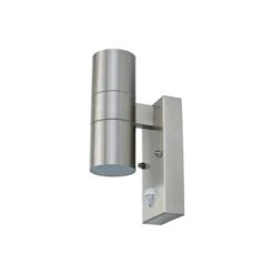 GAMMA Buitenlamp Edmonton RVS 2-lichts Met Bewegingssensor