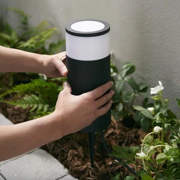 Philips Hue Calla Startset Sokkel 1x8W Zwart 2 Philips Hue Calla Startset Sokkel 1x8W Zwart - Afbeelding 2