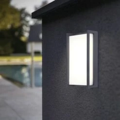 Lutec Buitenlamp Qubo Antraciet -InterieurKunst Verkoopwinkel 123 26997