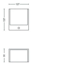 Philips Buitenlamp Macaw Met Bewegingssensor Zwart LED 3.5W -InterieurKunst Verkoopwinkel 123 27031