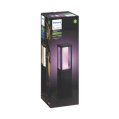 Philips Hue Outdoor Tuinsokkel Impress Zwart -InterieurKunst Verkoopwinkel 123 27134