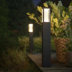 Philips Hue Outdoor Tuinpaal Impress Zwart -InterieurKunst Verkoopwinkel 123 27179