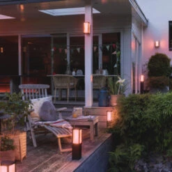 Philips Hue Outdoor Tuinpaal Impress Zwart -InterieurKunst Verkoopwinkel 123 27183