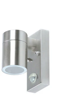 GAMMA Buitenlamp Edmonton 1-lichts Met Bewegingsmelder RVS -InterieurKunst Verkoopwinkel 123 27355