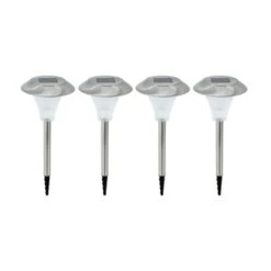 EGLO Solar Led Set 4 Stuks RVS