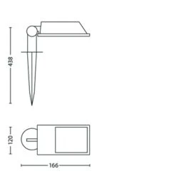 Philips MyGarden Buitenspot Botanic Grijs -InterieurKunst Verkoopwinkel 123 27389