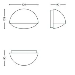 Philips Buitenlamp Dust Antraciet LED 3.5W -InterieurKunst Verkoopwinkel 123 27586