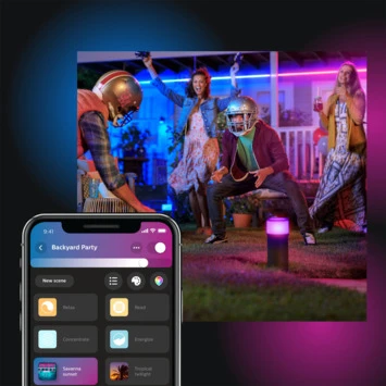 Philips Hue Outdoor LED Lichtstrip 5 Meter 8 Philips Hue Outdoor LED Lichtstrip 5 Meter - Afbeelding 8