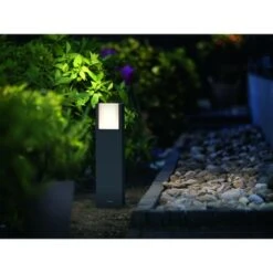 Philips Tuinpaal Arbour Met Geïntegreerde LED 6W 600 Lumen Antraciet -InterieurKunst Verkoopwinkel 123 27638