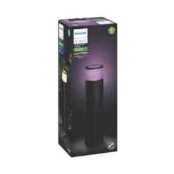 Philips Hue Outdoor Tuinsokkel Calla Zwart -InterieurKunst Verkoopwinkel 123 27645