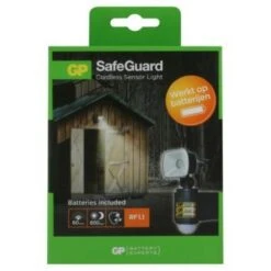 GP Safeguard LED Buitenlamp RF1.1 Met Bewegingssensor -InterieurKunst Verkoopwinkel 123 27865
