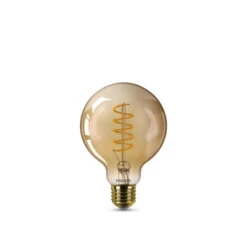Philips LED Globe E27 25W Filament Goud Spiraal Dimbaar