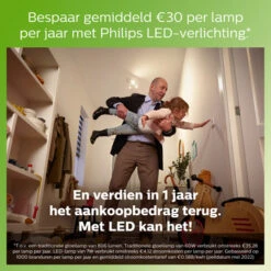 Philips LED Peer E27 60W Filament Helder Warmglow Dimbaar -InterieurKunst Verkoopwinkel 123 28141