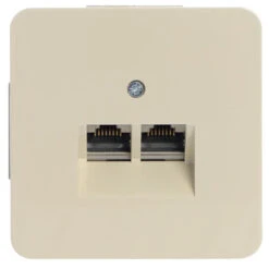 PEHA Contactdoos 2-voudig CAT6 UTP Creme
