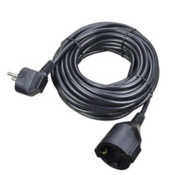 Handson Verlengsnoer RA Zwart 10 Meter -InterieurKunst Verkoopwinkel 123 2823