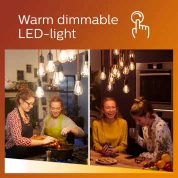 Philips LED Spot GU10 35W 2 Stuks Warmglow Dimbaar 3 Philips LED Spot GU10 35W 2 Stuks Warmglow Dimbaar - Afbeelding 3