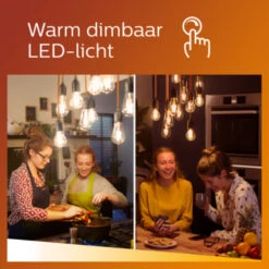 Philips LED Spot GU10 50W 2 Stuks Warmglow Dimbaar -InterieurKunst Verkoopwinkel 123 28403