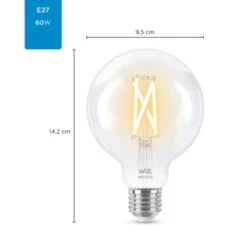 WiZ Connected LED Globe E27 60W Filament Helder Koel Tot Warmwit Licht Dimbaar -InterieurKunst Verkoopwinkel 123 28433