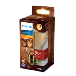 Philips LED Peer E27 25W Filament Goud Spiraal Dimbaar -InterieurKunst Verkoopwinkel 123 28475
