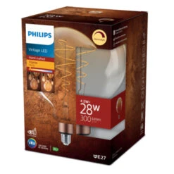 Philips LED Giant Globe E27 28W Dimbaar -InterieurKunst Verkoopwinkel 123 28516