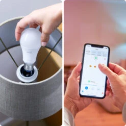 WiZ Connected LED Peer E27 60W 2 Stuks Mat Koel Tot Warmwit Licht Dimbaar -InterieurKunst Verkoopwinkel 123 28520