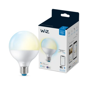 WiZ Connected LED Globe E27 75W Mat Koel Tot Warmwit Licht Dimbaar 2 WiZ Connected LED Globe E27 75W Mat Koel Tot Warmwit Licht Dimbaar - Afbeelding 2