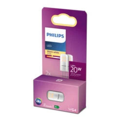 Philips LED Capsule G4 20W 2 Stuks Niet Dimbaar