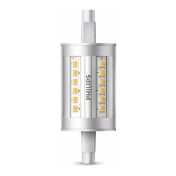 Philips LED Staaflamp R7S 60W 78mm Wit Niet Dimbaar 1 Philips LED Staaflamp R7S 60W 78mm Wit Niet Dimbaar