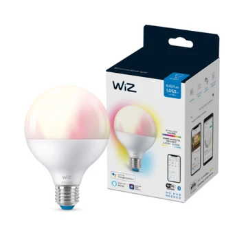 WiZ Connected LED Globe E27 75W Mat Kleur Licht Dimbaar 2 WiZ Connected LED Globe E27 75W Mat Kleur Licht Dimbaar - Afbeelding 2