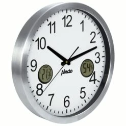 Alecto Analoge Wandklok Met Thermometer En Hygrometer -InterieurKunst Verkoopwinkel 123 2876