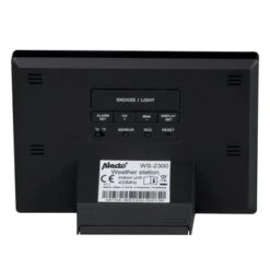 Alecto WS-2300 Weerstation Met Draadloze Buitensensor, Zwart 9 Alecto WS-2300 Weerstation Met Draadloze Buitensensor, Zwart -InterieurKunst Verkoopwinkel 123 2880