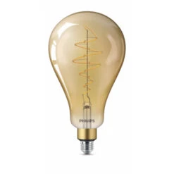 Philips LED Giant Peer E27 40W Filament Goud Dimbaar -InterieurKunst Verkoopwinkel 123 28803