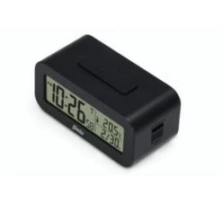 Alecto Wekker Met Thermometer Zwart -InterieurKunst Verkoopwinkel 123 2891