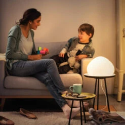 Philips Hue Wellner Tafellamp 1x9.5w Mat Glas Incl. Switch En Bluetooth -InterieurKunst Verkoopwinkel 123 28932
