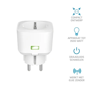 KlikAanKlikUit Compacte Draadloze Schakelaar ACC-3500 2 KlikAanKlikUit Compacte Draadloze Schakelaar ACC-3500 - Afbeelding 2