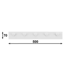 Kapstok Hannah Wit -InterieurKunst Verkoopwinkel 123 2944