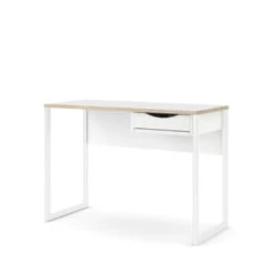 Bureau Loek Wit 76,5x110x48,4cm -InterieurKunst Verkoopwinkel 123 2971