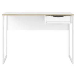 Bureau Loek Wit 76,5x110x48,4cm -InterieurKunst Verkoopwinkel 123 2972