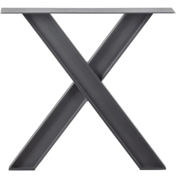 WOOOD Tablo Tafelonderstel X-poot Industrieel Metaal Per Stuk 1 WOOOD Tablo Tafelonderstel X-poot Industrieel Metaal Per Stuk