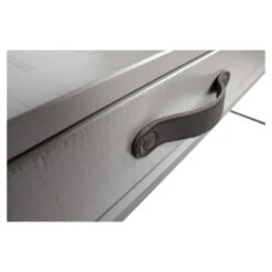 WOOOD Bureau Morris Grenen Leemgrijs -InterieurKunst Verkoopwinkel 123 3043