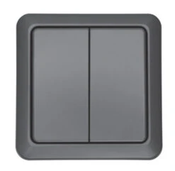 KlikAanKlikUit Wandschakelaar Dubbel AGST-8802 Buiten