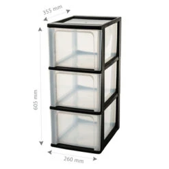 IRIS Kunststof Ladekast 3 Lades Groot -InterieurKunst Verkoopwinkel 123 3062