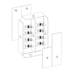 Kast Tom -InterieurKunst Verkoopwinkel 123 3099