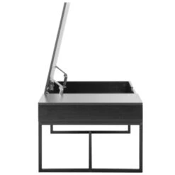 GAMMA Salontafel Nienke Hout/ Metaal Zwart -InterieurKunst Verkoopwinkel 123 3121