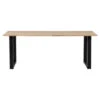 WOOOD Tablo Eettafel Eiken Met U-poot 180x90 Cm