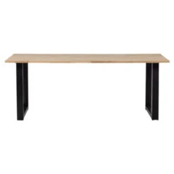 WOOOD Tablo Eettafel Eiken Met U-poot 180x90 Cm -InterieurKunst Verkoopwinkel 123 3141